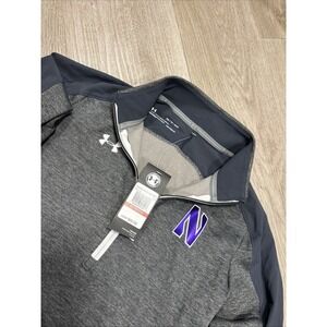 Under Armour Coldgear Women's Sz XS Grey 1/2 Zip Team Qualifier Hybrid Wildcat